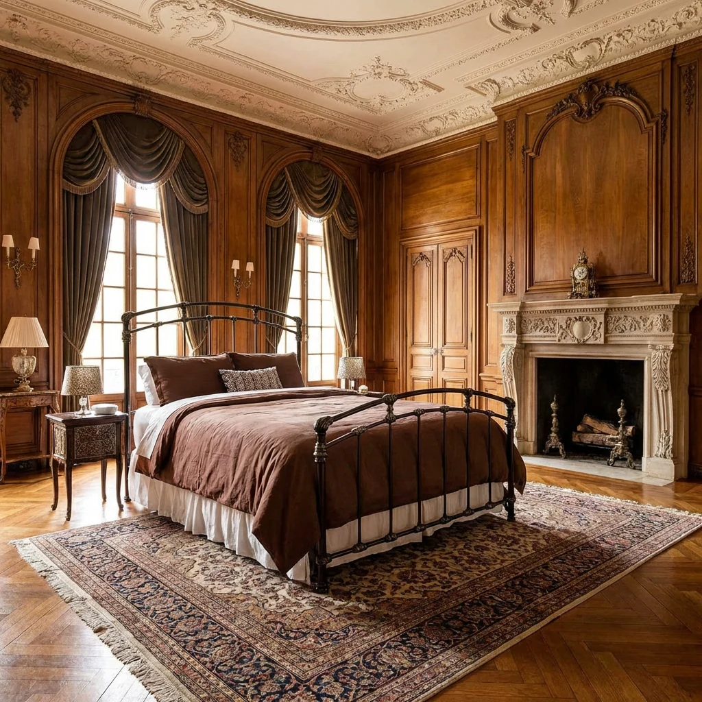 Aristella Iron Bed by Wesley Allen - Image 2