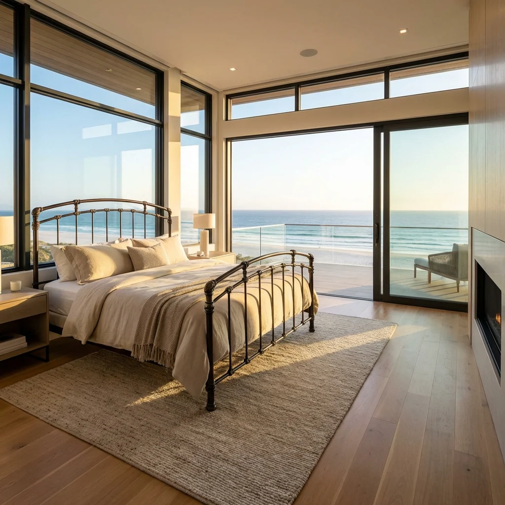Aristella Iron Bed by Wesley Allen - Image 3