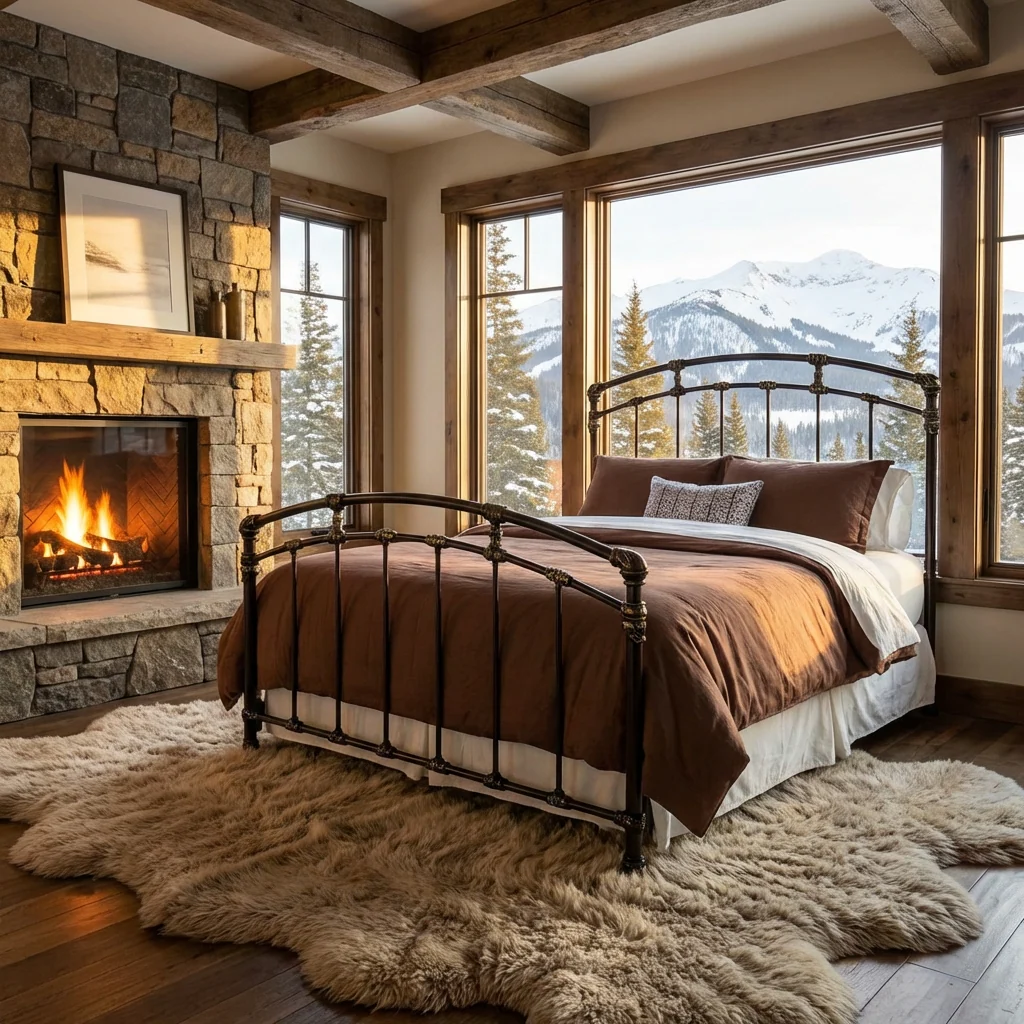 Aristella Iron Bed by Wesley Allen - Image 8