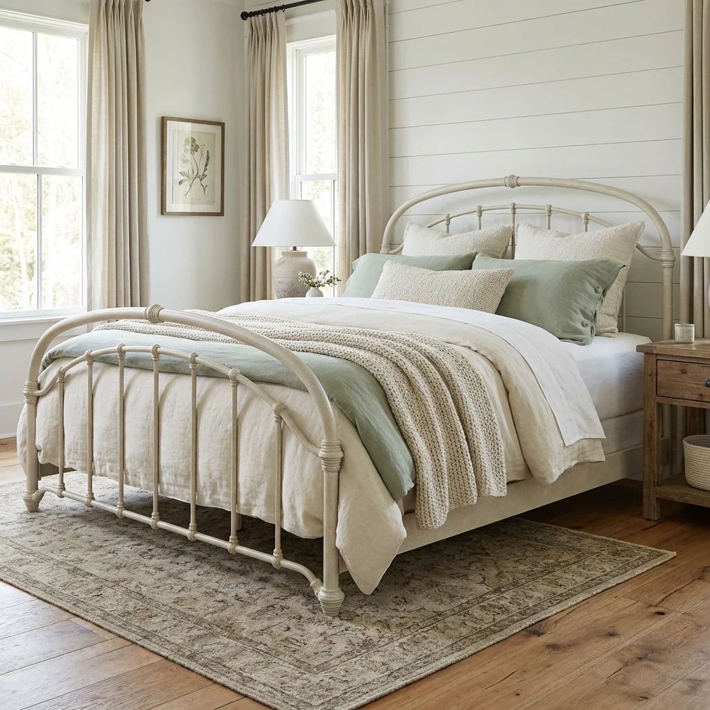 Birmingham Iron Bed by Wesley Allen - Image 11