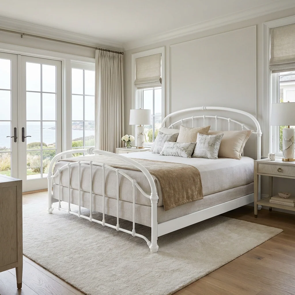 Birmingham Iron Bed by Wesley Allen - Image 12
