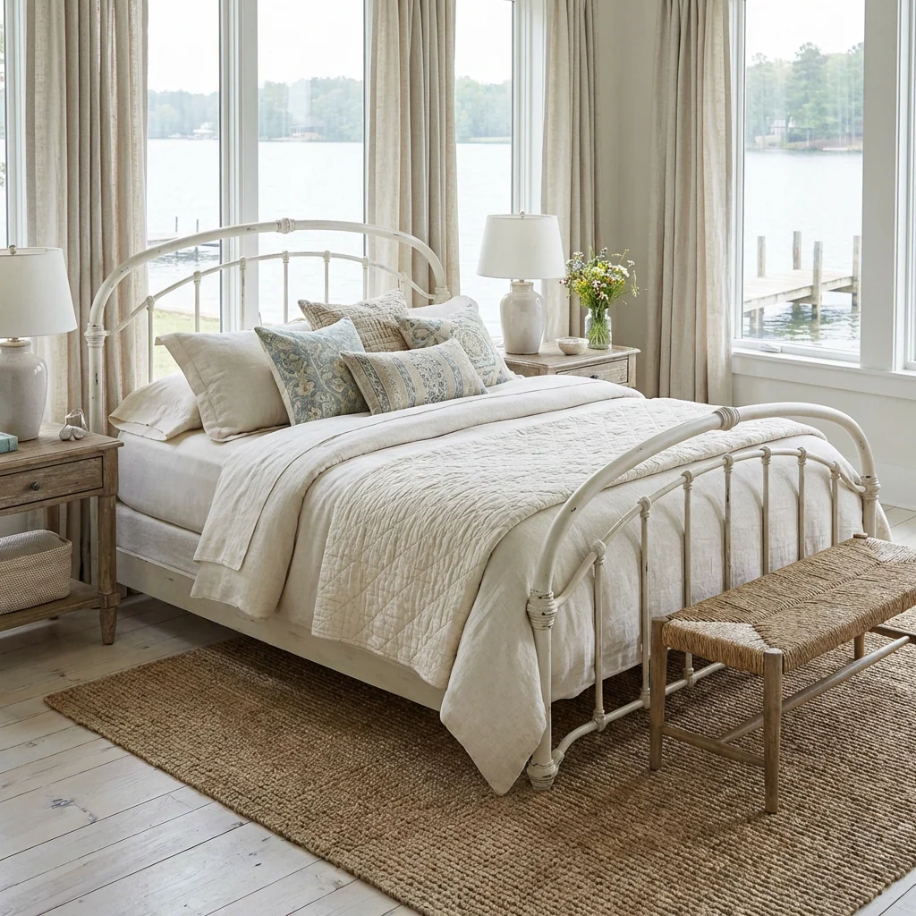 Birmingham Iron Bed by Wesley Allen - Image 5