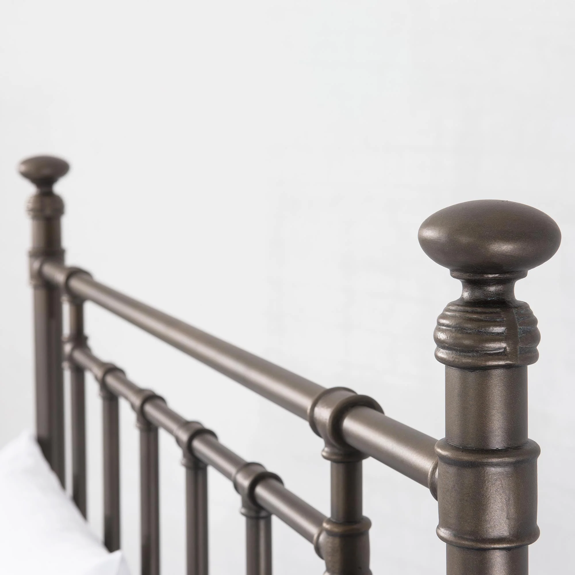 Blake Iron Headboard with Metal Surround by Wesley Allen - Image 8