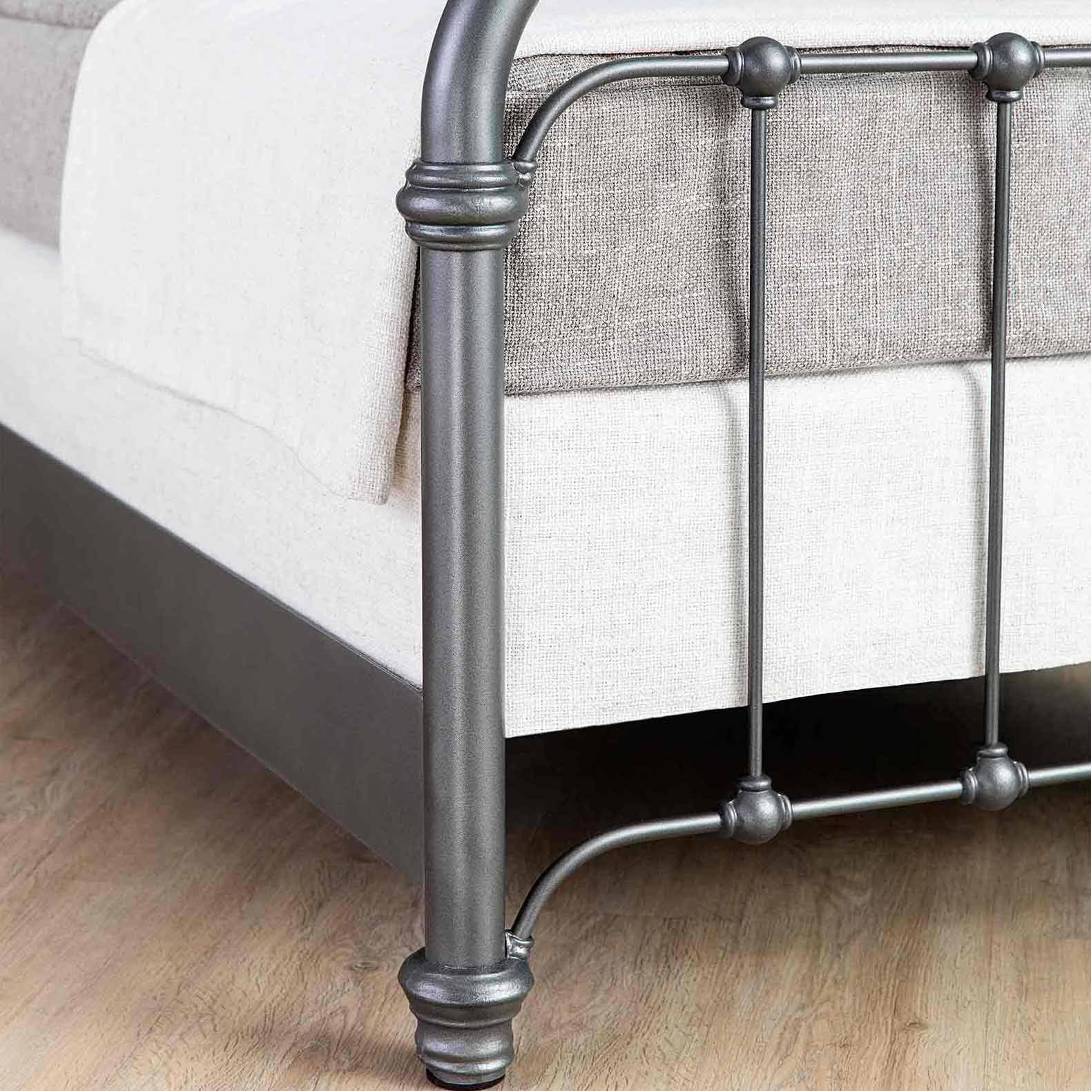 Braden Iron Bed by Wesley Allen - Image 12