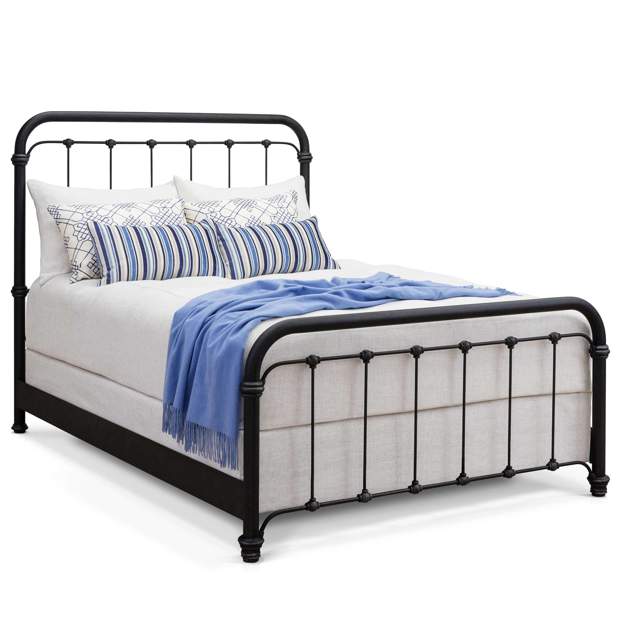 Braden Iron Bed by Wesley Allen - Image 7