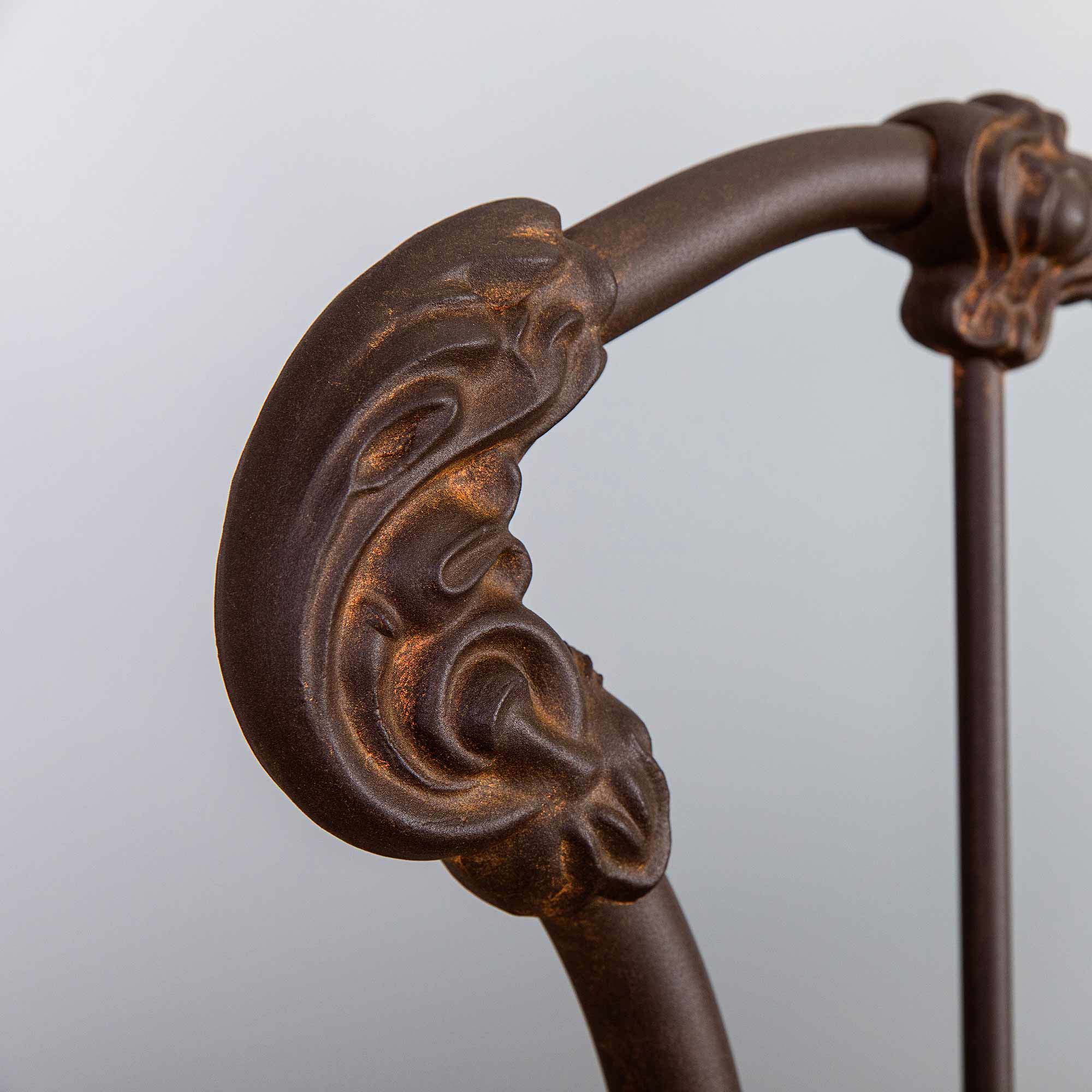 Hamilton Iron Bed by Wesley Allen - Image 10