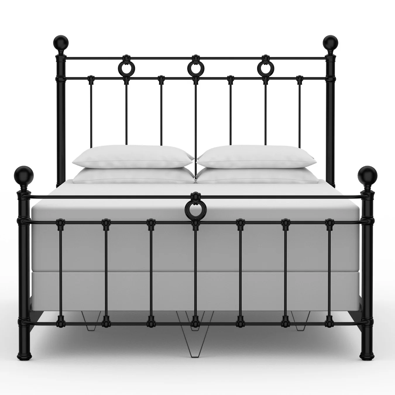 Latif Iron Bed by Wesley Allen - Image 4