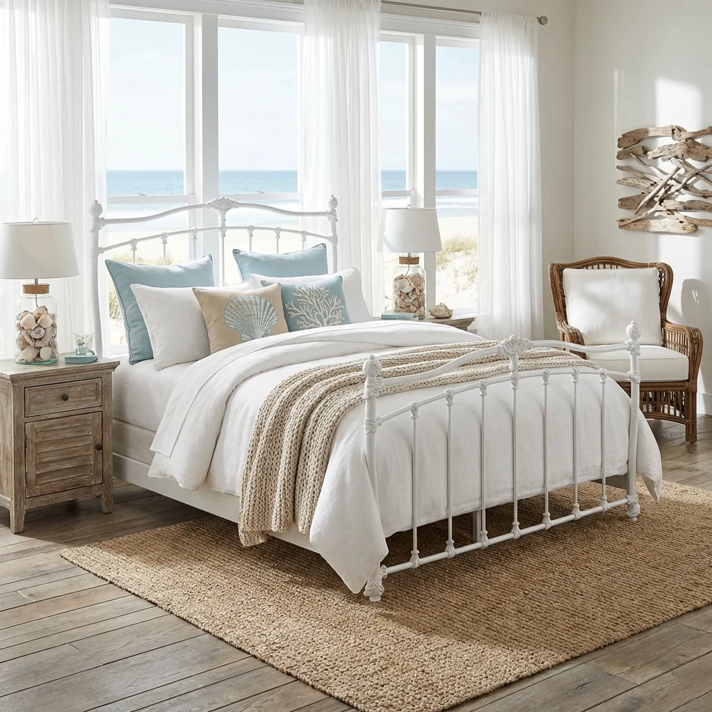 Merrick Iron Bed by Wesley Allen - Image 6