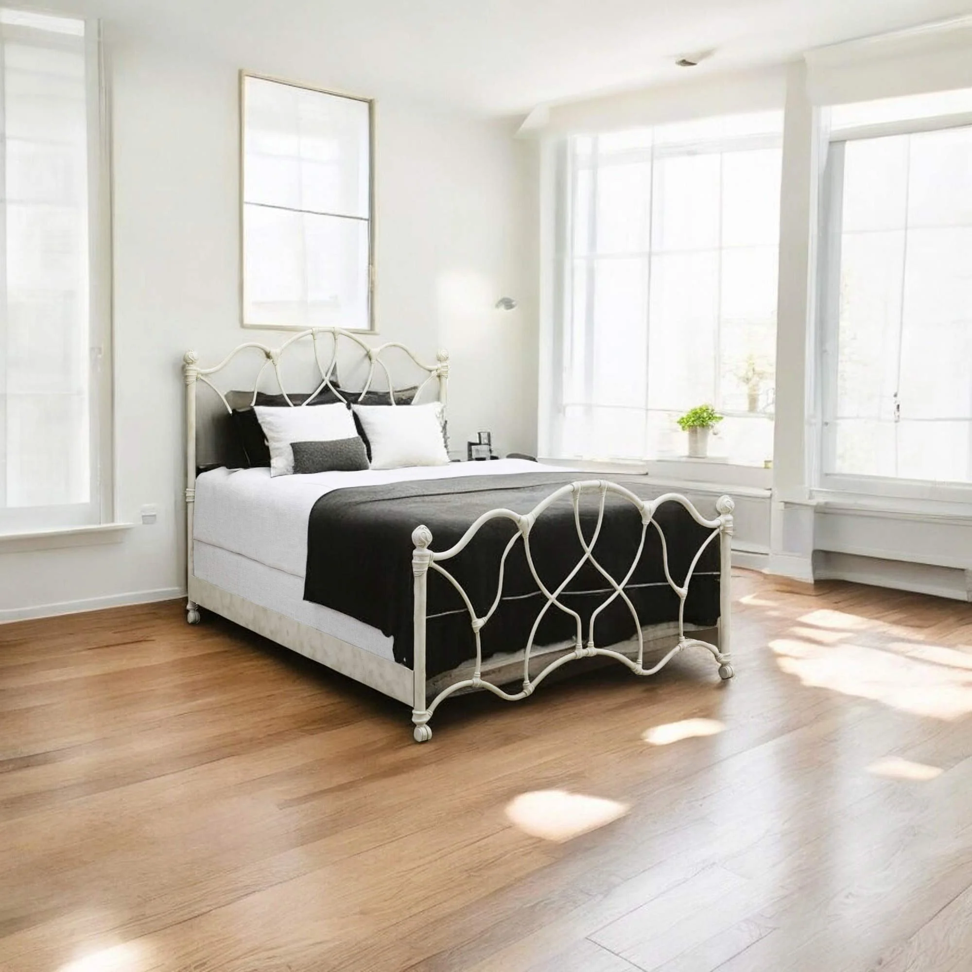 Morsley Iron Bed by Wesley Allen - Image 2