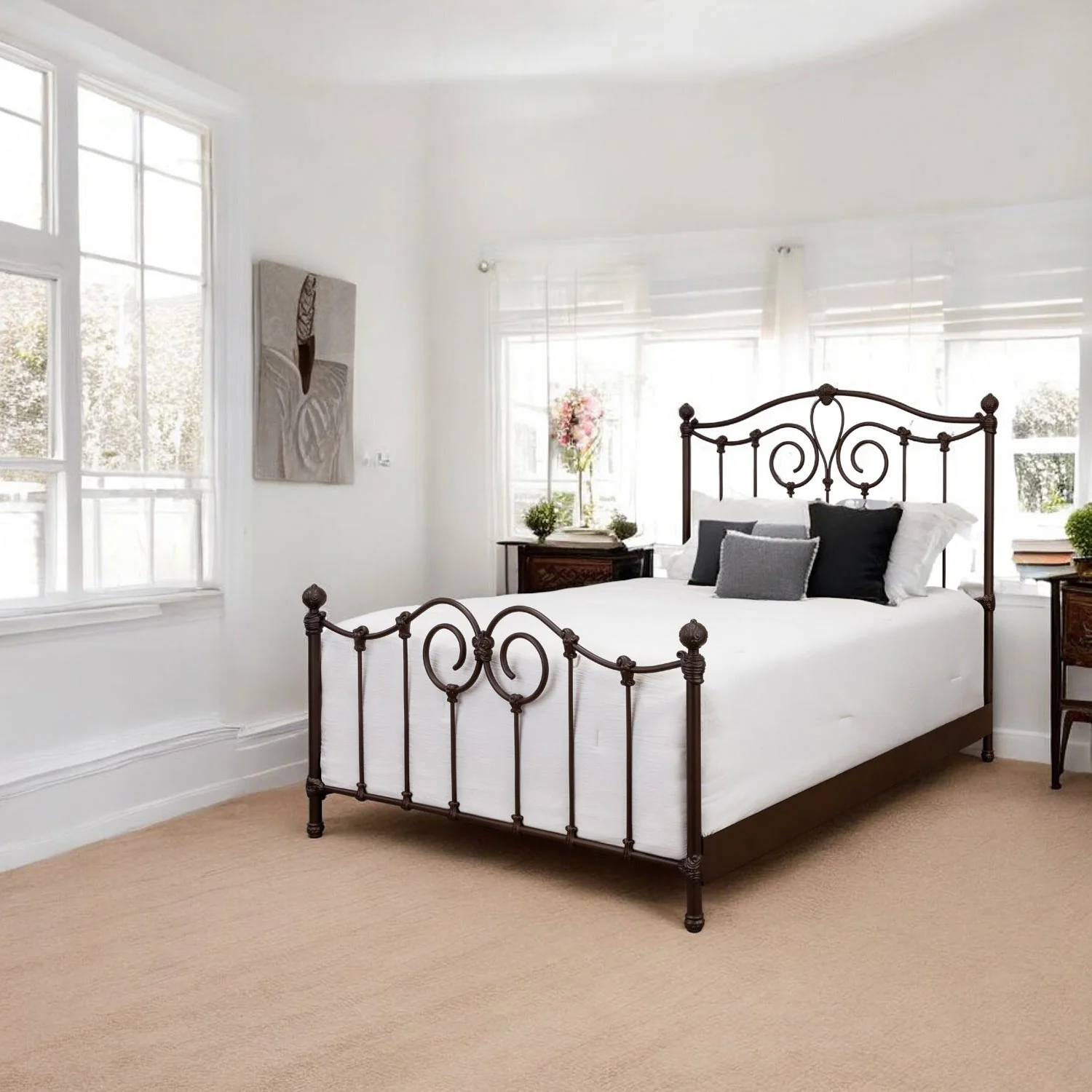 Olympia Iron Bed by Wesley Allen - Image 12