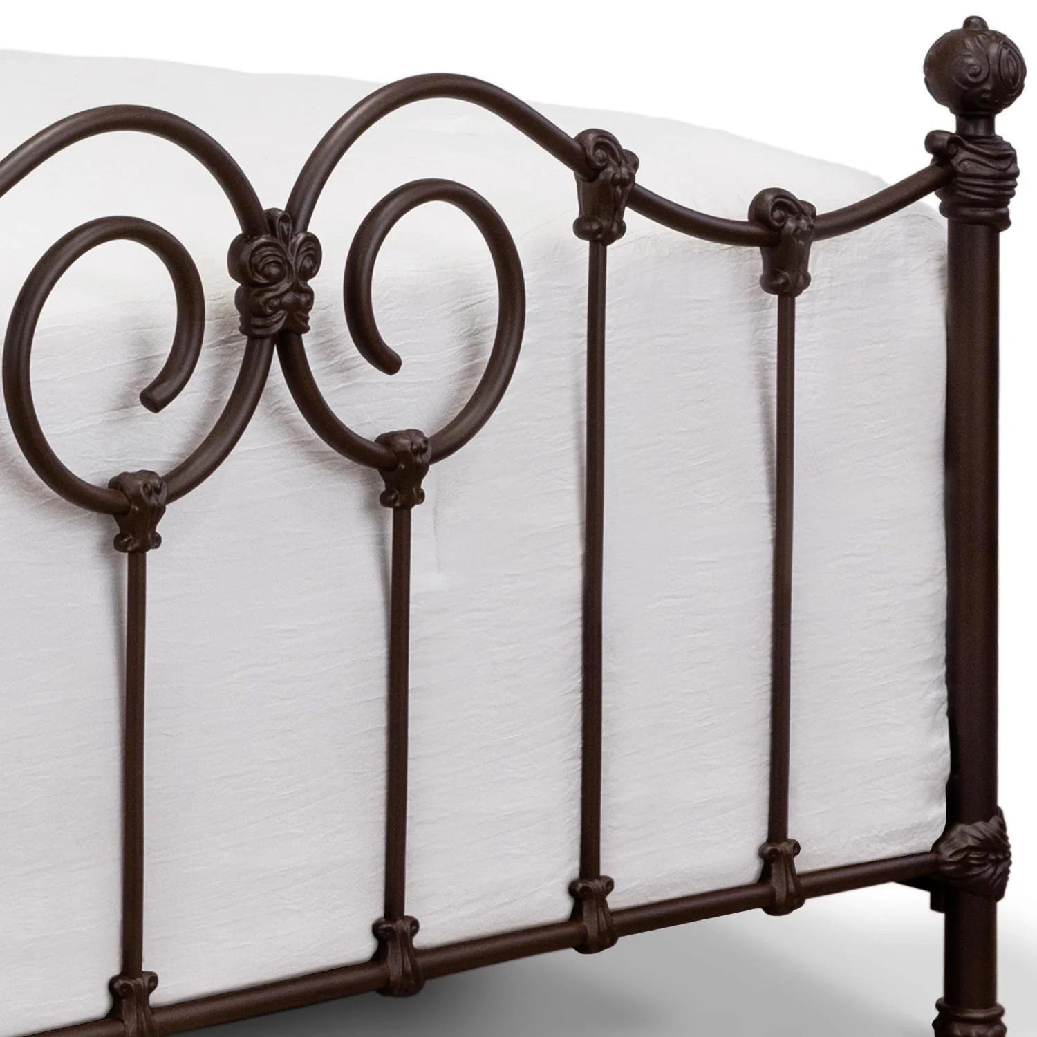 Olympia Iron Bed by Wesley Allen - Image 9