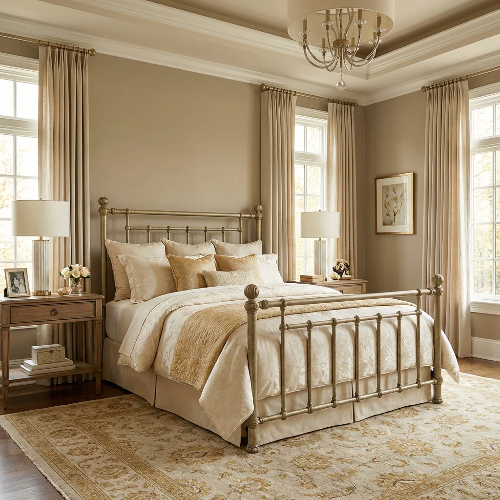 Revere Iron Bed by Wesley Allen - Image 11