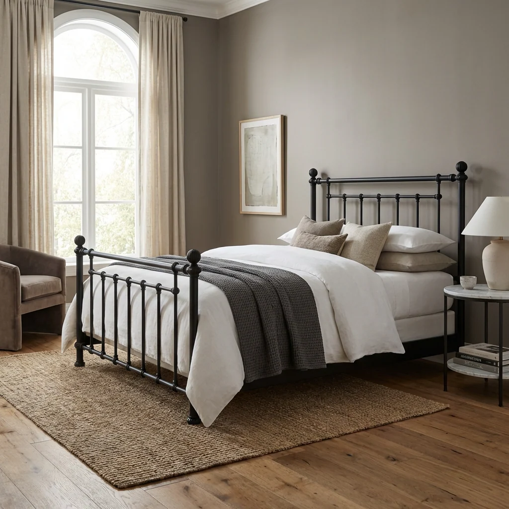 Revere Iron Bed by Wesley Allen - Image 12