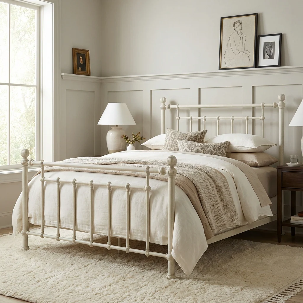 Revere Iron Bed by Wesley Allen - Image 13