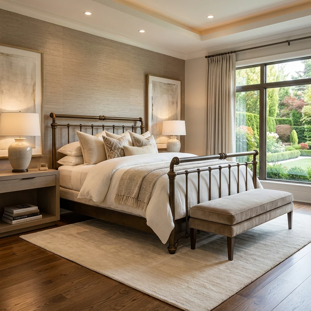 Sheffield Iron Bed by Wesley Allen - Image 12