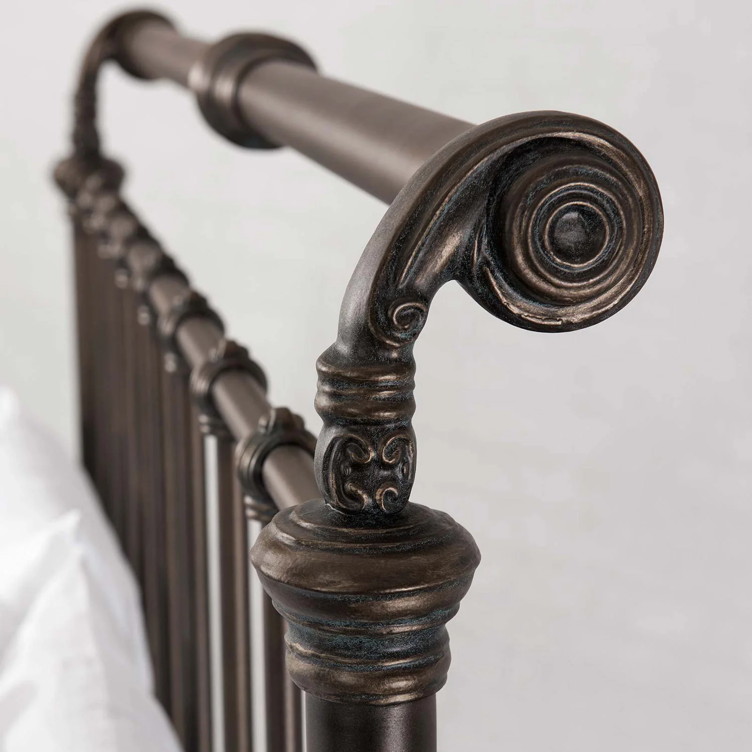 Sheffield Iron Bed by Wesley Allen - Image 16