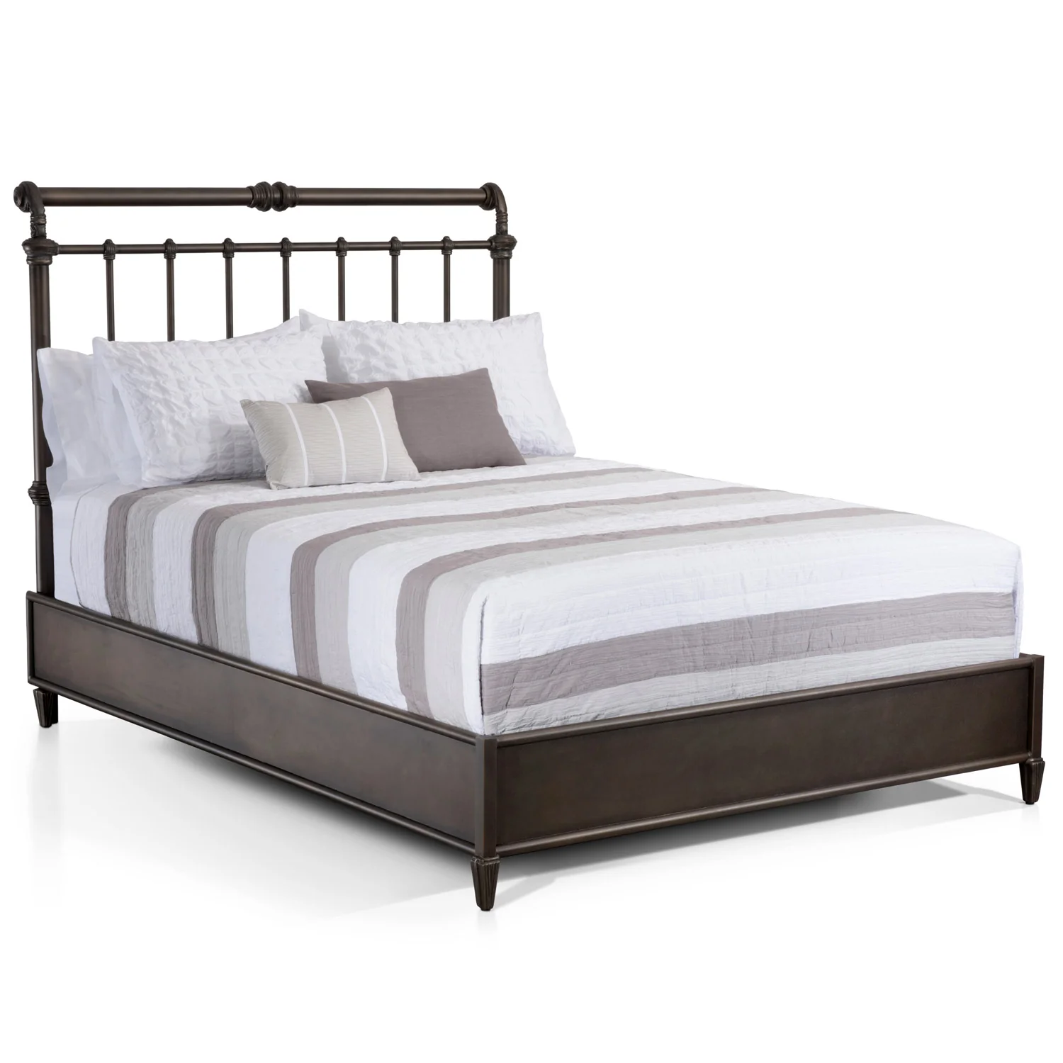 Sheffield Iron Headboard with Metal Surround by Wesley Allen