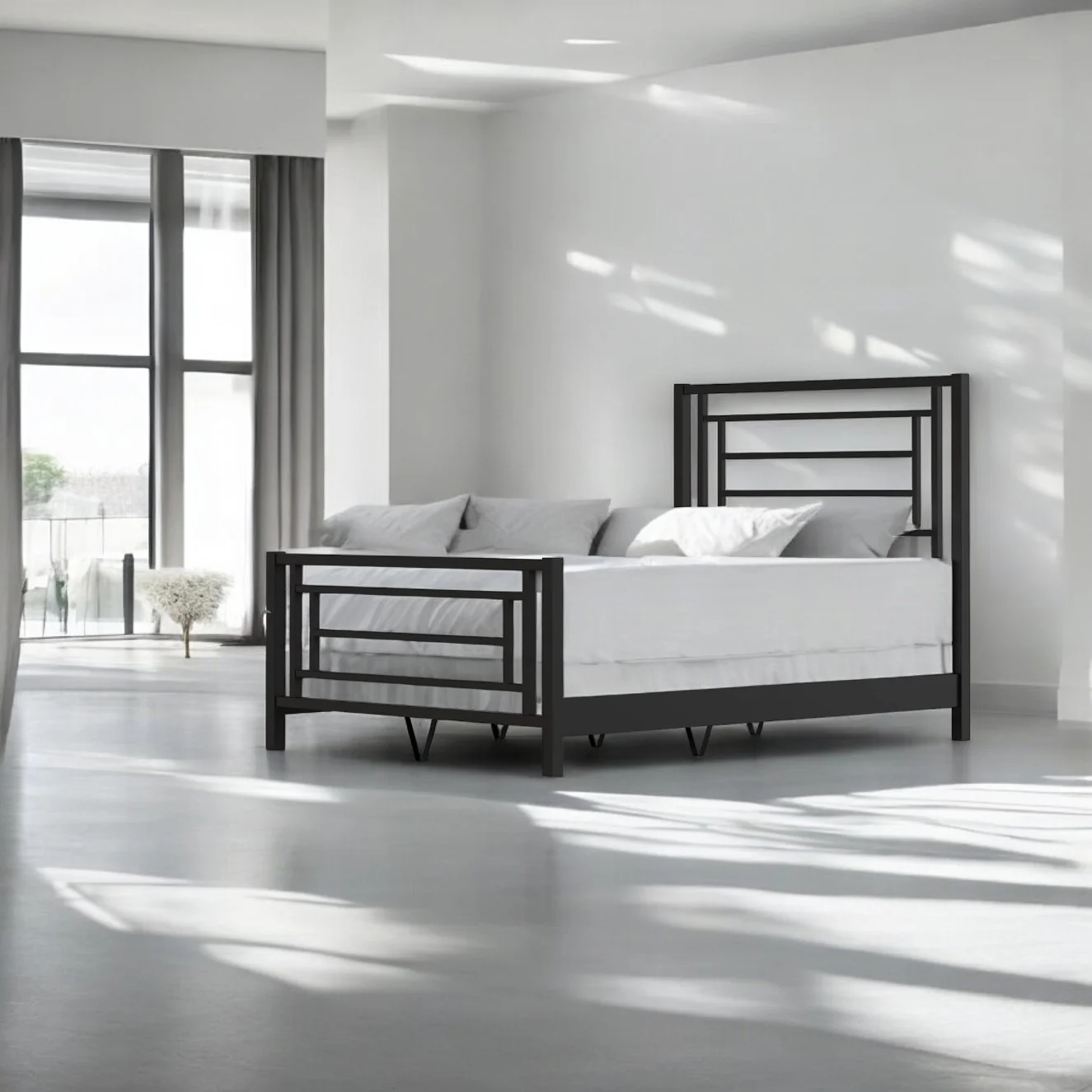 Sunset Iron Bed by Wesley Allen - Image 8