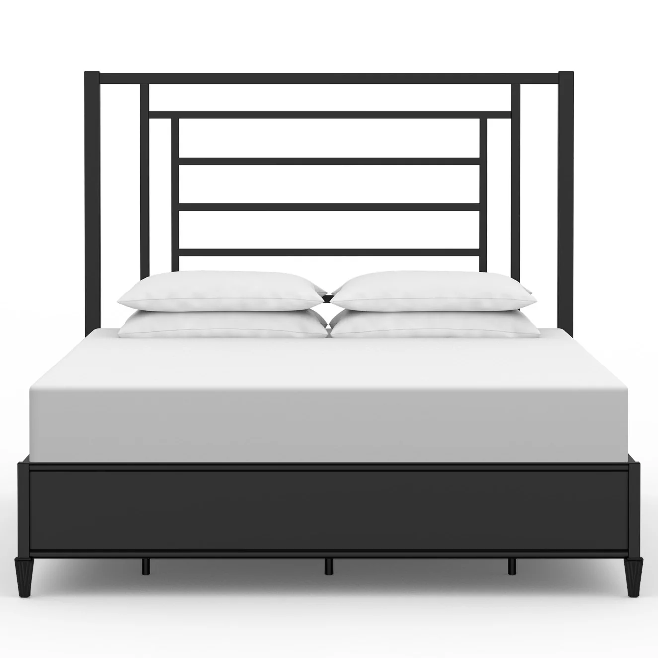 Sunset Iron Headboard with Metal Surround by Wesley Allen - Image 3