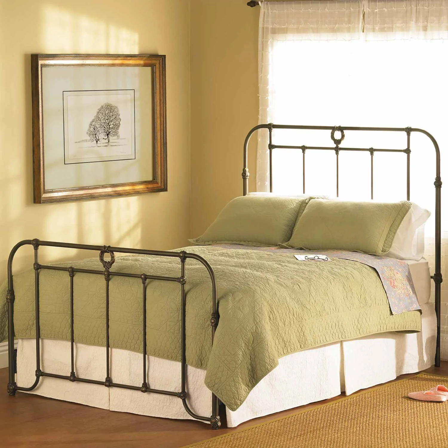 Wellington Iron Bed by Wesley Allen - Image 3