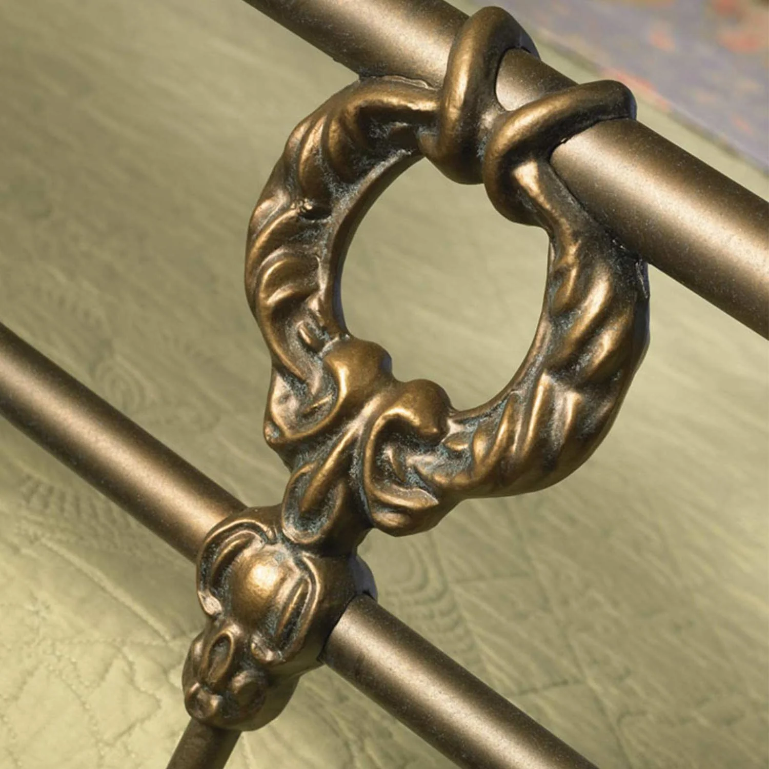 Wellington Iron Bed by Wesley Allen - Image 4